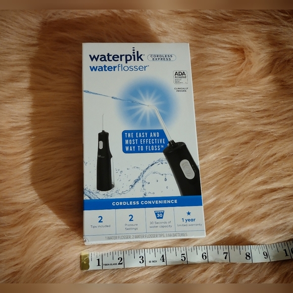 Waterpik Cordless Express Portable Water Flosser Oral Irrigator, Black - Picture 11 of 11